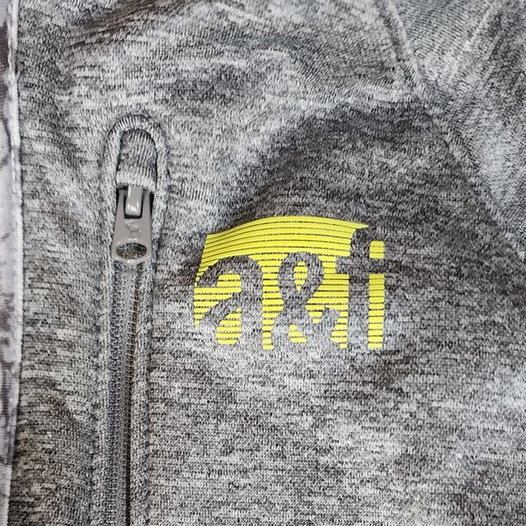 Abercrombie Kids Gray Zip-Up Hoodie Size 11/12 - Picture 6 of 14